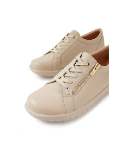 SOLAR W ZR ALMOND LEATHER