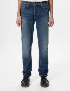 Solid Ollie Mid Waist Slim Fit Jeans
