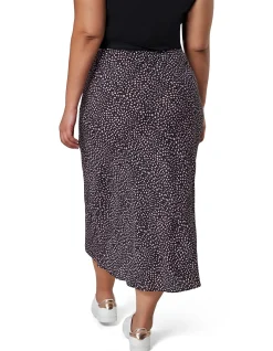 SOMETHING 4 OLIVIA - CATALINA PRINT MIDI SKIRT