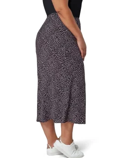 SOMETHING 4 OLIVIA - CATALINA PRINT MIDI SKIRT