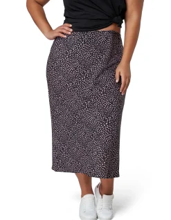 SOMETHING 4 OLIVIA - CATALINA PRINT MIDI SKIRT