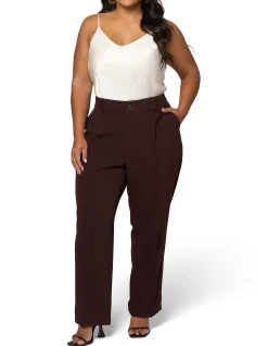 SOMETHING 4 OLIVIA-MAXIE STRAIGHT LEG PANTS