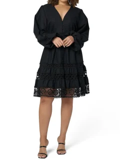 SOMETHING FOR OLIVIA - ZALIAH LACE MINI DRESS