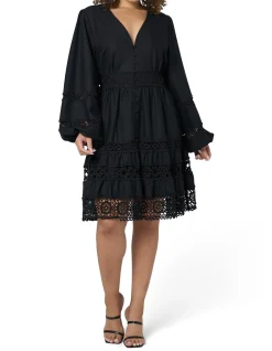 SOMETHING FOR OLIVIA - ZALIAH LACE MINI DRESS