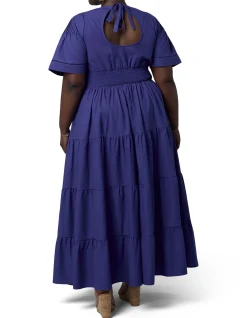SOMETHING 4 OLIVIA-ABBY LINEN MAXI DRESS