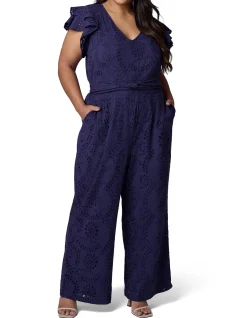 SOMETHING 4 OLIVIA - LAYLA BRODERIE JUMPSUIT