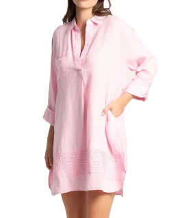 Sorbet Pintuck Painter Shirt