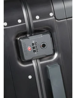 Soundbox Aluminium 77cm Extra Large Suitcase Brushed Anthracite