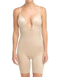 SPANXshape Suit Your Fancy Plunge Mid-Thigh Bodysuit