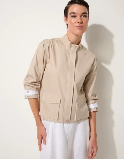 SPLICED PATCH POCKET JACKET