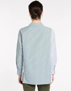 SPLICED STRIPE SHIRT