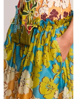 SPLICE MIDI SKIRT