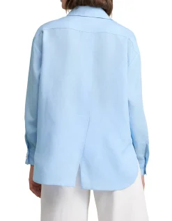 Split Back Relaxed Fit Shirt