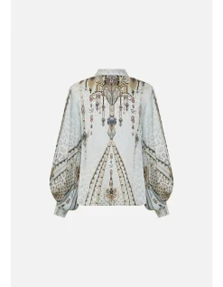 SPLIT SLEEVE BLOUSE
