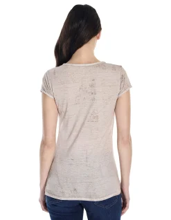 Ss Bling Boots Burnout Vnk T-Shirt