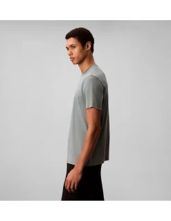 SS SUPIMA CHEST EMB CREWNECK TEE