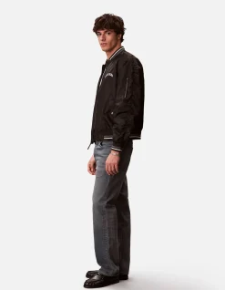 90'S STRAIGHT BLUE ASH STONE JEANS