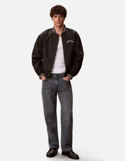 90'S STRAIGHT BLUE ASH STONE JEANS