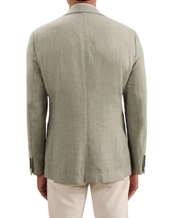 STACK SB 2B NOTCH TEXTURED BLAZER