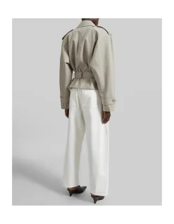 STAN CROPPED TRENCH COAT