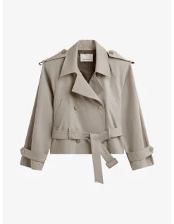 STAN CROPPED TRENCH COAT