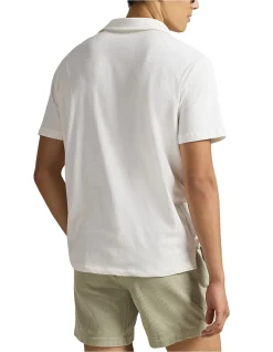 Standard Fit Cotton-Linen Polo Shirt