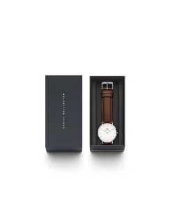 St Mawes 40mm Silver White Dial Watch