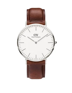 St Mawes 40mm Silver White Dial Watch