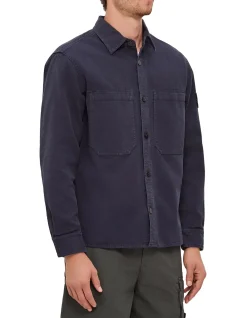 Stone Island Regular Fit Cotton Overshirt