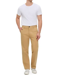 STRAIGHT CHINO TROUSERS