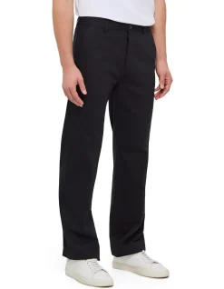 STRAIGHT CHINO TROUSERS