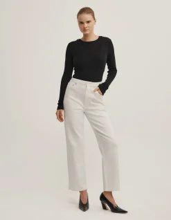 Straight Crop Jeans