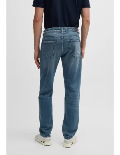 Straight Fit Jeans Dark Blue