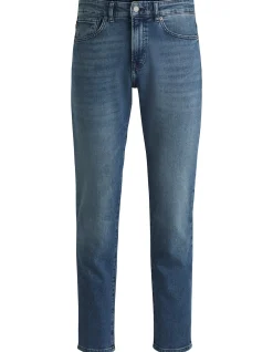 Straight Fit Jeans Dark Blue
