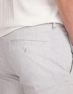 STRETCH LINEN COTTON PANTS