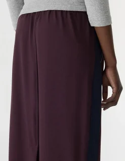 stretch twill pull on skirt