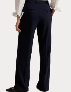 STRETCH-WOOL RELAXED STRAIGHT PANT