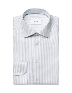 STRIPE SLIM FIT FINE TWILL SHIRT
