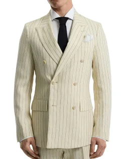 STRIPED DB SUIT JACKET