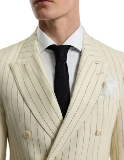 STRIPED DB SUIT JACKET