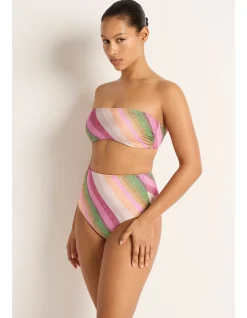 Striped Bandeau Bra