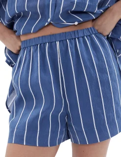 STRIPE PULL ON SHORT