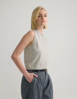 Suki Cashmere Blend Polo