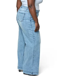 Sully Wide Leg Stretch Denim Jean