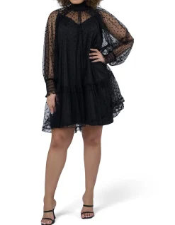SUNDAY IN THE CITY-EDGE OF CHAOS MINI DRESS