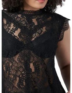 SUNDAY IN THE CITY - ANTI HERO LACE TOP