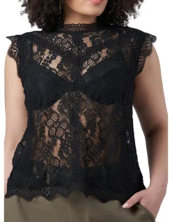 SUNDAY IN THE CITY - ANTI HERO LACE TOP