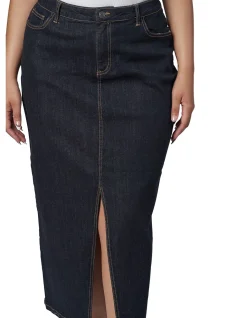 SUNDAY IN THE CITY - HYPE DENIM MAXI SKIRT