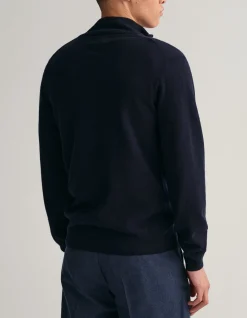 Superfine Lambswool Half-Zip Sweater