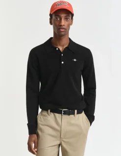 SUPERFINE LAMBSWOOL POLO SWEATER